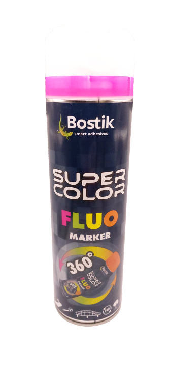 SPRAY SUPER COLOR 500ML FLUOMARKER RÓŻOWY