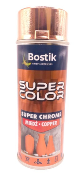 SPRAY SUPER COLOR 400ML CHROM MIEDZIANY