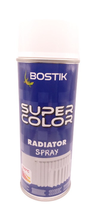 SPRAY SUPER COLOR 400ML RADIATOR BIAŁY