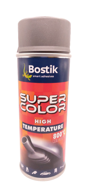 SPRAY SUPER COLOR 400ML HIGH TEMPERATURE ANTRACYT