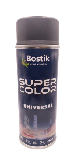 SPRAY SUPER COLOR 400ML CZARNY POŁYSK RAL9005