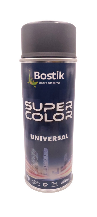 SPRAY SUPER COLOR 400ML CZARNY POŁYSK RAL9005