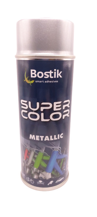 SPRAY SUPER COLOR 400ML METALIC SREBRNY SPRAY SUPER COLOR 400ML METALIC SREBRNY