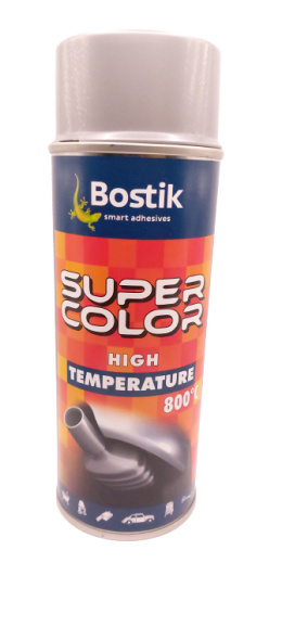 SPRAY SUPER COLOR 400ML HIGH TEMPERATURE ALUMINIUM