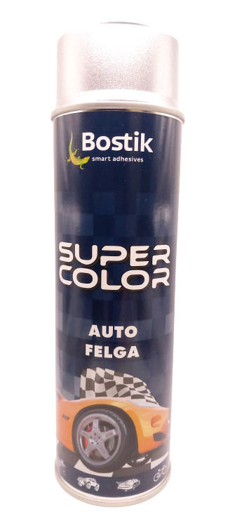 SPRAY SUPER COLOR 500ML AUTO FELGA SREBRNY SPRAY SUPER COLOR 500ML AUTO FELGA SREBRNY