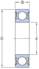 6000 2RS C3 CODEX Łożysko kulkowe 10x26x8