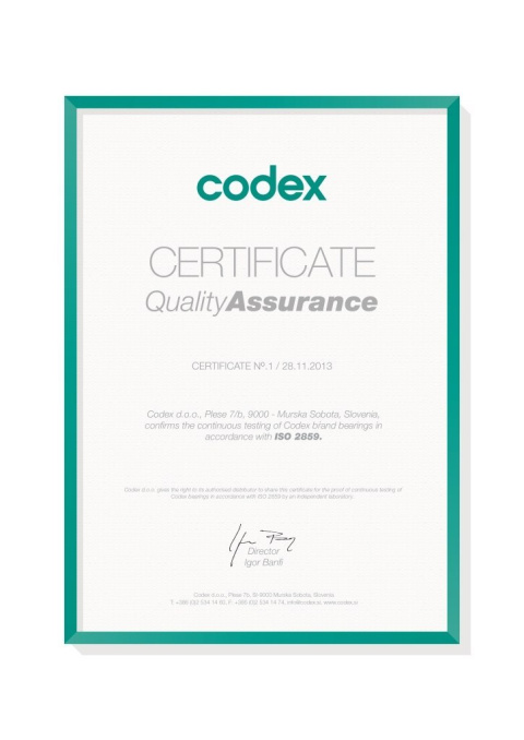 6000 2RS C3 CODEX Łożysko kulkowe 10x26x8 6000 2RS C3 CODEX Łożysko kulkowe 10x26x8