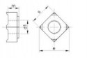 Nakrętki kwadratowe do zgrzewania M5 DIN928 1000szt