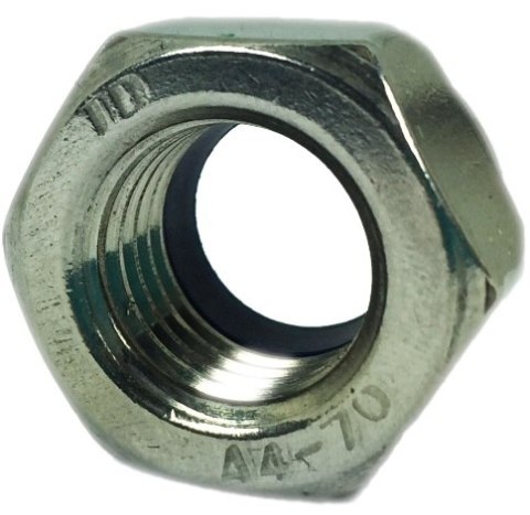 Nakrętki samohamowne kwasoodporne M10 A4 DIN985 100szt
