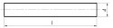 Pręt gwintowany M14 DIN976 klasa 8.8 oc L=2mb