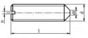 Wkręt dociskowy bez łba ocynk M5x14 DIN553 5szt Wkręt dociskowy bez łba ocynk M5x14 DIN553 5szt