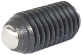 Zatrzask z kulką czarny M5x12 AN 420 60szt