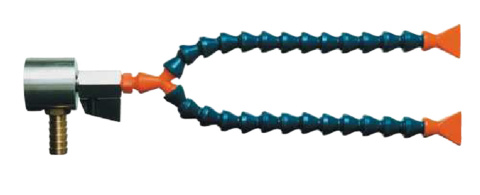 Stopka magnetyczna z zaworem ,2x13 modułów 1/4 i 2 dysze 24mm Stopka magnetyczna z zaworem ,2x13 modułów 1/4 i 2 dysze 24mm