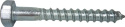 Wkręt do drewna łeb 6-kąt 12x100 DIN 571 oc 1szt Wkręt do drewna łeb 6-kąt 12x100 DIN 571 oc 1szt