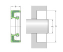 Uszczelniacz simering 40x80x12 HMSA10 RG SKF Uszczelniacz simering 40x80x12 HMSA10 RG SKF