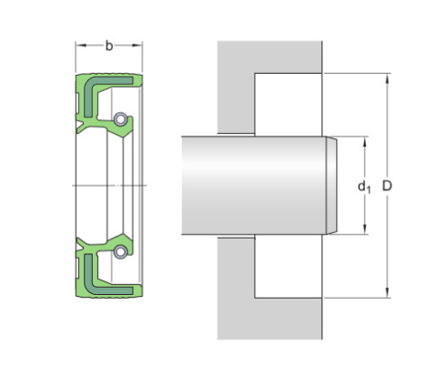 Uszczelniacz simering 40x80x12 HMSA10 RG SKF Uszczelniacz simering 40x80x12 HMSA10 RG SKF