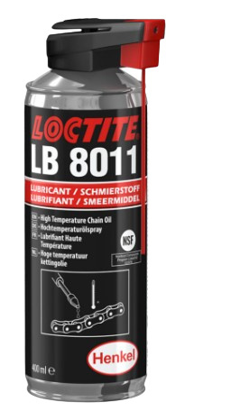 Smar aerozolowy, do kontaktu z żywnością, do łańcuchów Loctite 8011 400ml Smar aerozolowy, do kontaktu z żywnością, do łańcuchów Loctite 8011 400ml