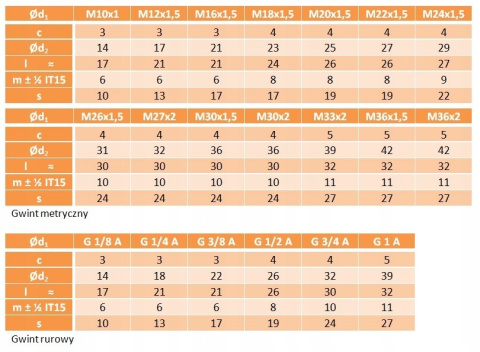 Korek gwintowany z kołnierzem M36x2 cz DIN 910 Korek gwintowany z kołnierzem M36x2 cz DIN 910