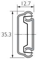 Prowadnica DB2132-0025 ACCURIDE Prowadnica DB2132-0025 ACCURIDE
