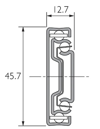 Prowadnica DB3832-0050TR ACCURIDE Prowadnica DB3832-0050TR ACCURIDE