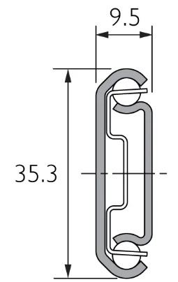 Prowadnica DS2028-0040 ACCURIDE Prowadnica DS2028-0040 ACCURIDE