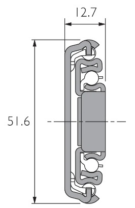 Prowadnica DS3557-0012 ACCURIDE Prowadnica DS3557-0012 ACCURIDE