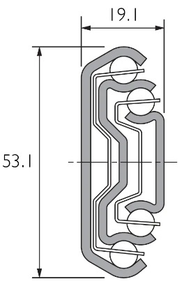 Prowadnica DS5321-0040 ACCURIDE Prowadnica DS5321-0040 ACCURIDE