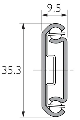 Prowadnica DZ0201-0012 ACCURIDE Prowadnica DZ0201-0012 ACCURIDE