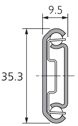Prowadnica DZ0204-0012 ACCURIDE Prowadnica DZ0204-0012 ACCURIDE