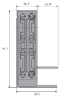 Prowadnica DZ0522-1161L ACCURIDE