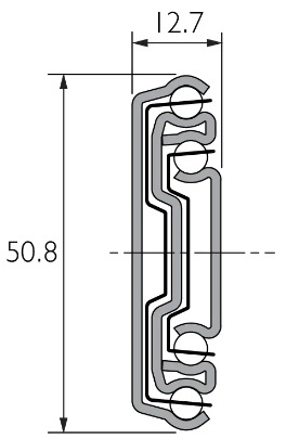Prowadnica DZ3307-0012-2 ACCURIDE Prowadnica DZ3307-0012-2 ACCURIDE