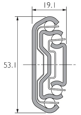 Prowadnica DZ3607-0012-2 ACCURIDE Prowadnica DZ3607-0012-2 ACCURIDE