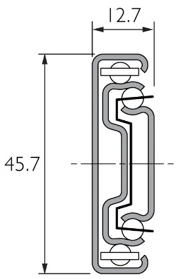 Prowadnica DZ3832-0050SC ACCURIDE Prowadnica DZ3832-0050SC ACCURIDE