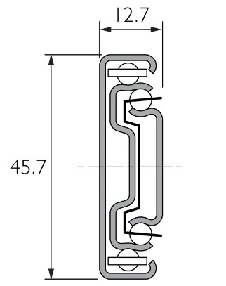 Prowadnica DZ3832-0065SC ACCURIDE Prowadnica DZ3832-0065SC ACCURIDE