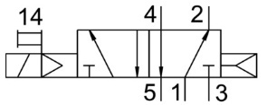 Elektrozawór CM-5/2-1/4-FH FESTO Elektrozawór CM-5/2-1/4-FH FESTO