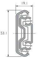 Prowadnica DZ5321-0035SC ACCURIDE