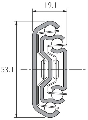 Prowadnica DZ5321-0045EC-A ACCURIDE