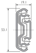 Prowadnica DZ5321-0050 ACCURIDE