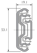 Prowadnica DZ5321-0055 ACCURIDE