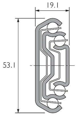 Prowadnica DZ5321-0055 ACCURIDE Prowadnica DZ5321-0055 ACCURIDE