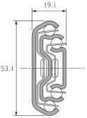 Prowadnica DZ5321-0055EC ACCURIDE