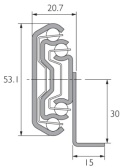 Prowadnica DZ5321-6035 ACCURIDE