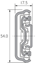 Prowadnica DZ5417-0055EC ACCURIDE