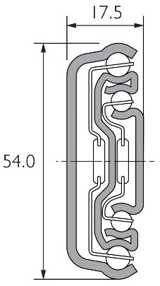Prowadnica DZ5417-0070EC ACCURIDE Prowadnica DZ5417-0070EC ACCURIDE