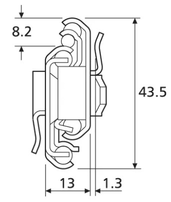 Prowadnica DZ7400-5030-2 ACCURIDE Prowadnica DZ7400-5030-2 ACCURIDE