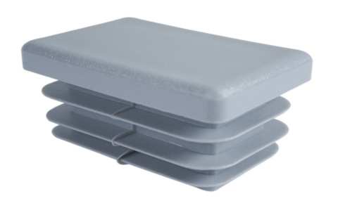 Zaślepka profila szara 10x25mm prostokąt 5szt. Zaślepka profila szara 10x25mm prostokąt 5szt.