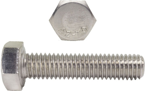 M8x70 Śruby nierdzewne A2 DIN 933 2szt M8x70 Śruby nierdzewne A2 DIN 933 2szt
