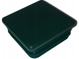 Zaślepka profila zielona 25x25 mm kwadrat 5szt.