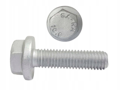 Śruba kołnierzowa M16x45 kl.10.9 ocynk DIN6921 Śruba kołnierzowa M16x45 kl.10.9 ocynk DIN6921