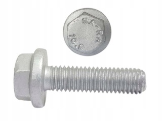 Śruba kołnierzowa M5x16 kl.10.9 ocynk DIN6921 500szt